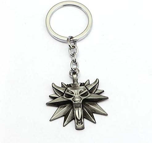 Mct12 - Game Jewelry Hunt Keychain Wolf Antique Silver Key Ring Holder Fashion Car Bag Chaveiro Key Chain