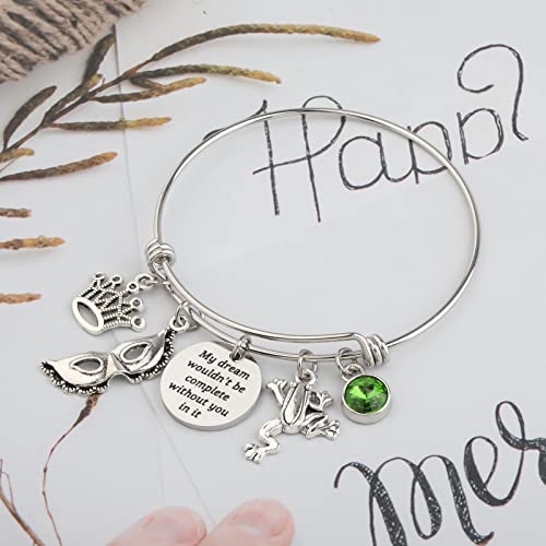 BAUNA Fairytale Frog Inspired Bracelet for Fans My Dream Wouldn’t Be Complete Without You In It Jewelry4