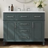 DELUXE LIVING 42 Inch Green Engineered Stone