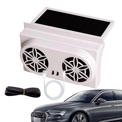 Ventilador De Ventilación - ABS Enfriamiento Solar Solar | Ventilador De Escape Con Operación Tranquila, Diseño De Energía Solar, Purificación De Aire | Dispositivo De Enfriamiento Usado P