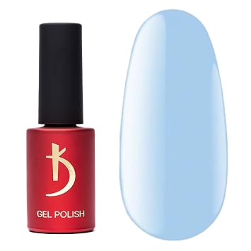 kodi professional Blue Collection Gel Nail Polish Color 7ml. 0.23 fl oz Led Uv Coat Soak Off Dark Violet 125 B pale-cornflower-blue