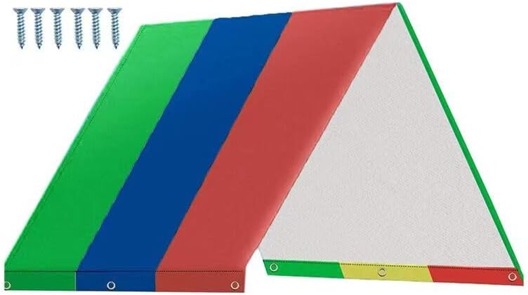 Juego de columpio de techo para patio de recreo para niños, lona de repuesto de toldo de 52 x 90 pulgadas, cubierta de lona de repuesto, cubierta de