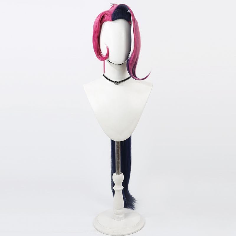 Hazbin Hotel Velvette Cosplay Wig Hair Role Play Halloween Christmas Comic Convention Costume Party Wigs + Wig Cap