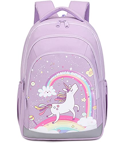 Abshoo Cute Kids Backpack For Girls Kindergarten Elementary Unicorn School Backpacks Set With Lunch Box thumb #2