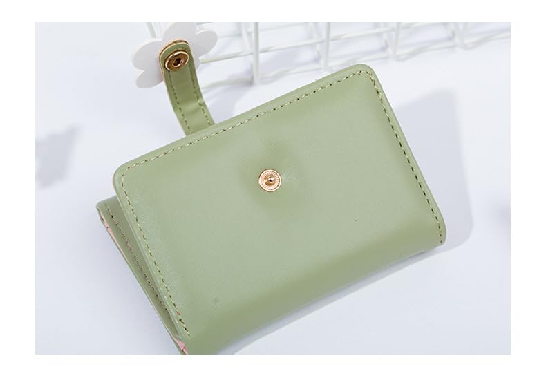 Small Wallet for Girls Women Trifolded Girl Wallet Cash Pocket Cute Y2k Card Holder Coin Purse with ID Window Personalized Gifts for Girls Ladies Women3