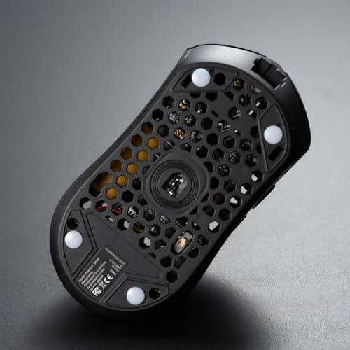 Rylae 60 Stück Mouse Skates Set, Ultra Glatte Maus Skates, Premium Skates für Gaming Mäuse, Abgerundete Kanten, Perfekte Gleiteigenschaften für Gaming, Büro (6mm)