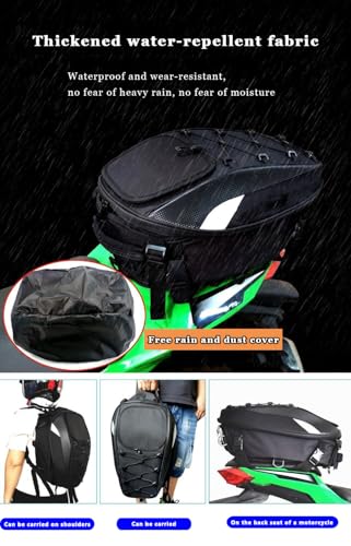 Sac de selle étanche Benelli Motobi 200 Evo capacité casque convertible en sac à dos - 4