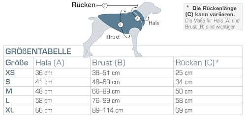 Kurgo Core Hunde-Pullover, Leichtes Fleece, Mit 2-Wege-Reißverschluss, Mit Hundegeschirr kompatibel, Größe XS, Blau