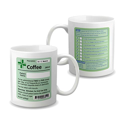 Image of Ditac Personalised Coffee Mug, Ceramic, 11oz, Yellow, Letter Print, Glossy Finish