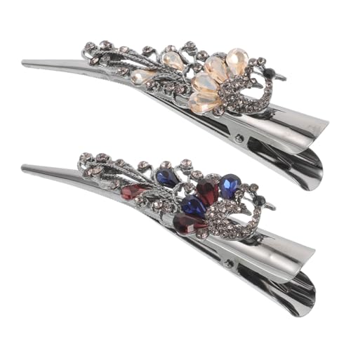 Pinzas pelo con gemas Ciieeo vintage metalicas para mujer pack de 2 unidades