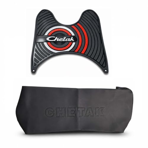 Image of EV CHETAK Anti Skid Footmat with Seat Cover for EV Bajaj Chetak C2501 New (2026 Model)