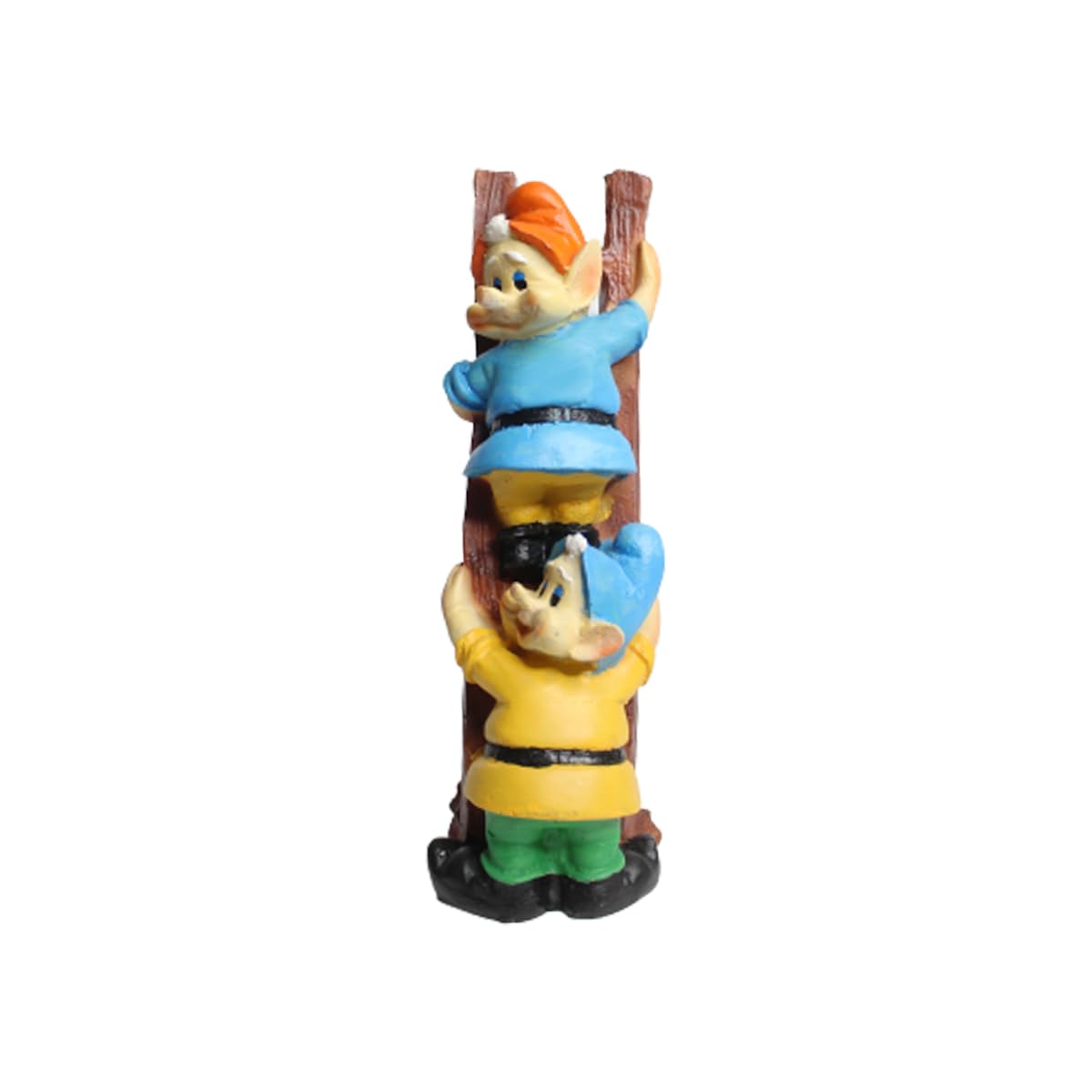Wonderland Resin Gnome/Dwarf Climbing Stairs Statue (Blue & Orange), 1 Piece (B075R5VSJ6) Amazon Price History, Amazon Price Tracker