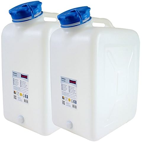 2x Weithals-Kanister PRO mit je 31 Liter Volumen Cover