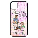 utaupia - Cover in silicone per Apple iPhone 11 Pro, 256 GB, motivo: Jpeux Pas j'suis Parrain