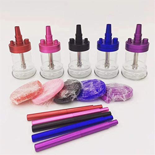 Hookah Set - Tragbare Glaspfeife - Shisha mit Aufbewahrungstasche – Bild 3
