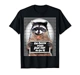 Böser Waschbär Polizeifoto Lustiges Raccoon Knast