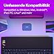 Crucial X10 8TB Externe SSD Festplatte, bis zu 2.100MB/s, USB-C 3.2 Gen2, IP65 Wasser- und Staubgeschützt, Portable SSD für Mac, PC, Smartphone und Spielkonsole, Blau matt - CT8000X10SSD9-02