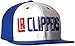 adidas NBA Los Angeles Clippers Men's Team Nation Snapback Cap, White, One Size