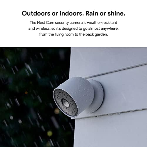 Google Nest Cam (Outdoor / Indoor, Battery) Security Camera - Smart Home WiFi Camera - Wireless, 2-Pack