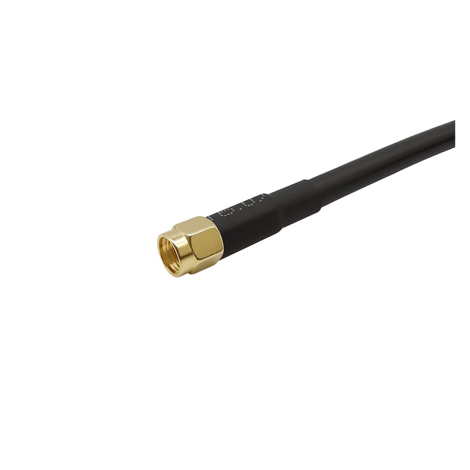 Demasiado Baja pérdida Rg58 Cable Rp SMA Jack Masculino a Rp SMA Gato Masculino RF Coaxial RG-58 0-3 Conector de Alambre de extensión de la Antena del Puente de la Pigtail GHz (Color : 1 M)