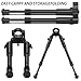 BESTSIGHT Clamp on Bipod for Rifles 6-9 inch Tactics Barrel Bipod Adjustable Height(Barrel bipod Diameter 11-19mm)