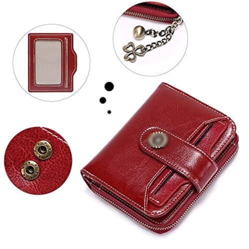 FMURY Short Student Multi-Function Mini Coin Purse Driver's License Leather Wallet for Women Purse for Women4