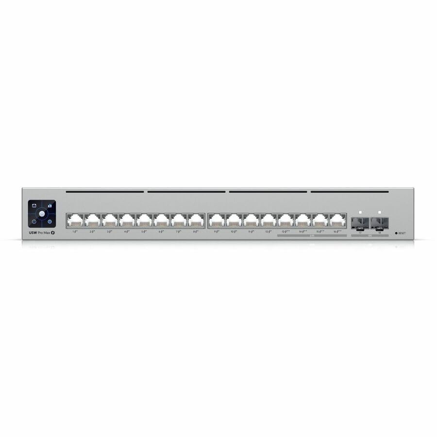USW-Pro-Max-16-PoE Managed Layer 3 Switch, 16-Port, with Etherlighting, 180W PoE Budget, 10G SFP+ Uplinks Compatible with Ubiquiti-image-20