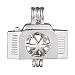 10pcs Camera Stainless Steel Tones Alloy Bead Cage Pendant Add Your Own Pearls Stones Perfume Essential Oils to Create a Scent Diffusing Locket Pendant Charms (A268)