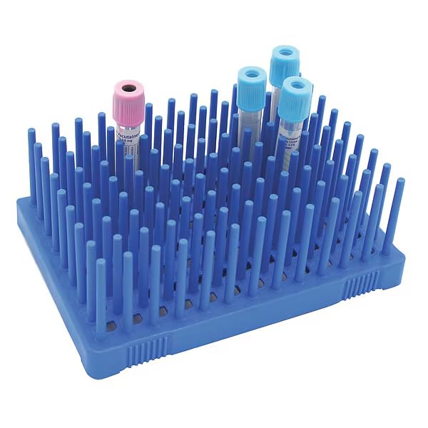 Test Tube Rack, 96 Compartments, PK2, Mfr: HS24312B-A
