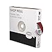 VSM Abrasives Shop Roll, 2 inch x 50 Yard, 80 Grit (Medium), Aluminum Oxide Abrasive Cloth Roll, F Weight Flexible Cotton Backing, Red and Brown Color, for Multifaceted Grinding Tasks