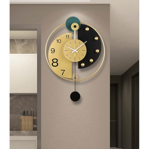 Horloge pour mur salon XJBTBA suspendu home mode moderne