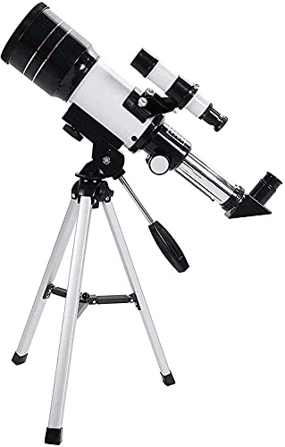 Telescopio astronómico refractor para principiantes con trípode miniatura 1