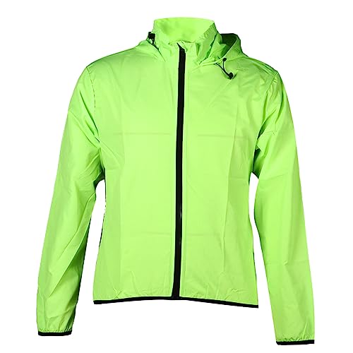 Chaqueta cortavientos verde fluorescente mujer transpirable XL 6