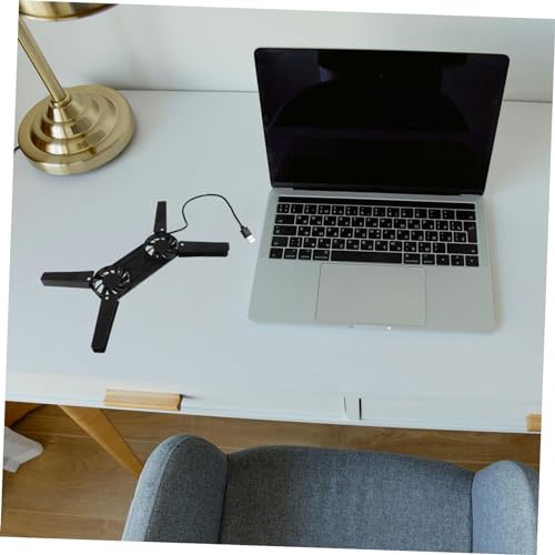 Base de enfriamiento para laptop Happyyami portátil negro miniatura 3