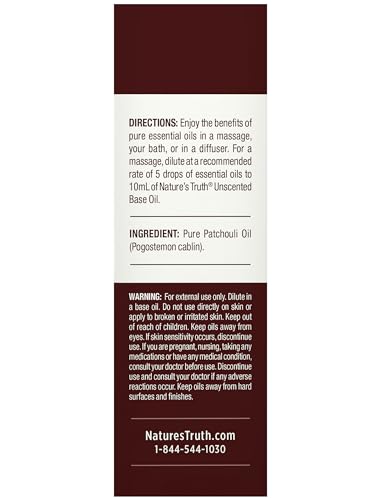 Aceite Esencial de Pachulí Nature's Truth 15 mL miniatura 6
