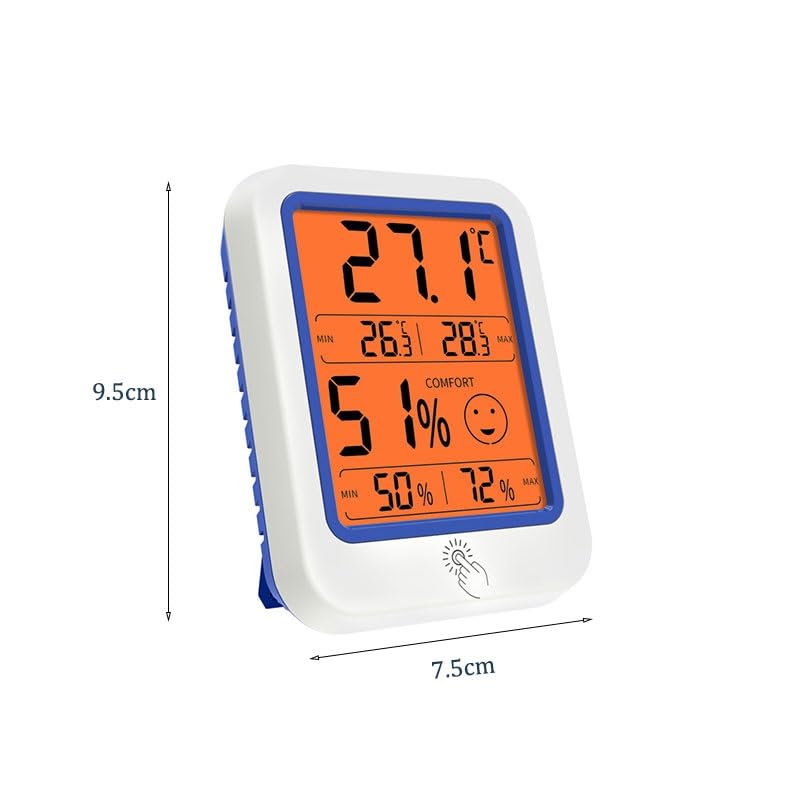ABS Electronic Digital Display Thermometer Hygrometer Indoor Household