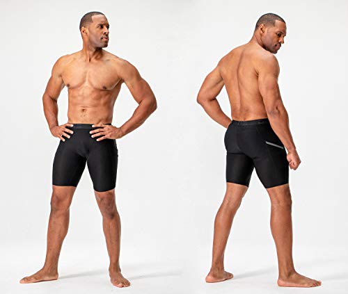 DEVOPS 3 or 5 Pack Compression Shorts Men Spandex Sport Shorts Athletic Workout Running Performance Baselayer Underwear3
