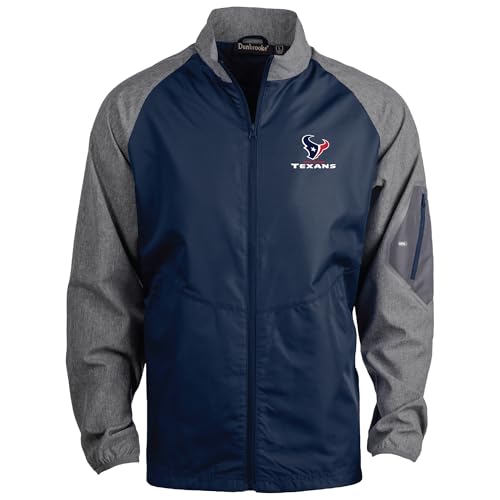 Image of Dunbrooke Men's NFL Hurricane Raglan Full-Zip Windbreaker Jacket