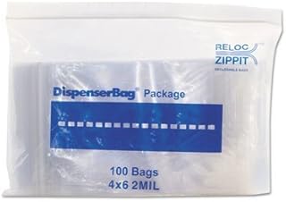 1000 Ziplock Bags 4x6 Square Reclosable Clear Zip Lock 2mil 4