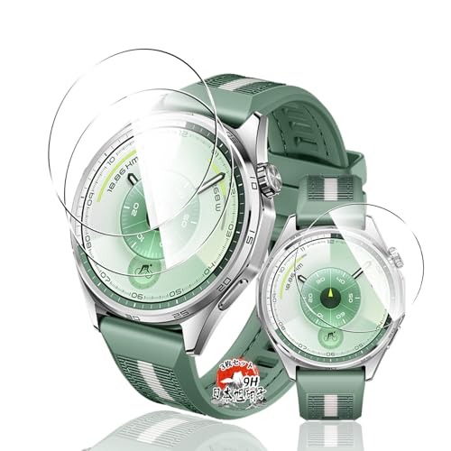 Amazon | 用 HUAWEI WATCH GT 6 46mm ガラスフィルム 保護フィルム 3枚