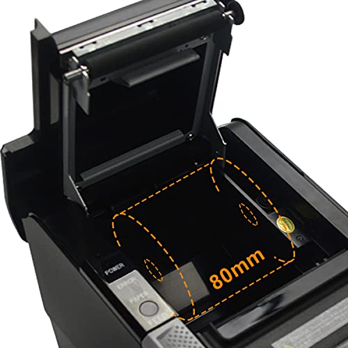 Rongta Pos Printer, 80Mm Thermal Receipt Printer, Restaurant Kitchen Printer With Auto Cutter, Usb Serial Ethernet Interface, Esc/Pos Command, Support Cash Drawer For Windows/Mac/Linux(Rp850) #TOP5