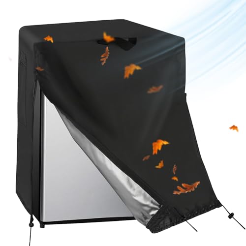 Funda para , impermeable, protección contra el polvo, doble cremallera y cordón ajustable, tela para electrodomésticos, congelador vertical