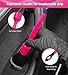 YeewayVeh 6PCS Car Detailing Brush Set, 3pcs Boars Hair Detailing Brushes, 3pcs Ultra Soft Detail Brush for Leather Seat Air Vents Engine Bay, Detail Brushes Car Detailing for Interior Exterior, Pink