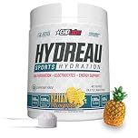 EHP Labs Hydreau Electrolytes Powder No Sugar - Hydration Powder for Endurance & Energy - for Men & Women - Sugar Free Electrolytes - (40 Serves, Fijian Pineapple)