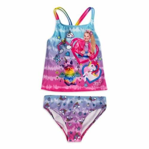 JoJo Siwa Girls Swim Tankini (Large 10-12)