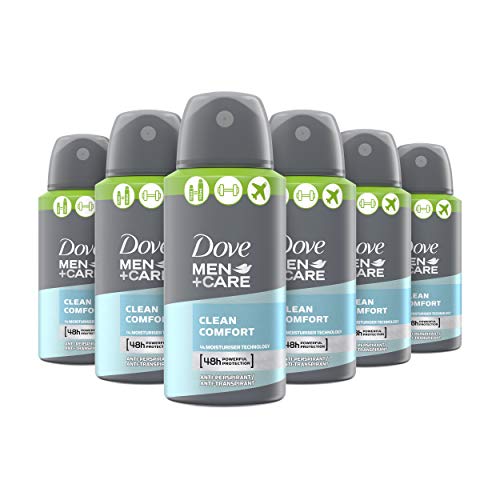 Dove Men+ Care Clean Comfort déodorant spray compressé 75 ml pour une protection quotidienne