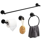 【Material de Primera Calidad Resistente a la Oxidación】El conjunto de accesorios de baño montados en la pared de BVL está hecho de una gran aleación de zinc con una fuerte capacidad de carga, resistente al desgaste y antioxidante.