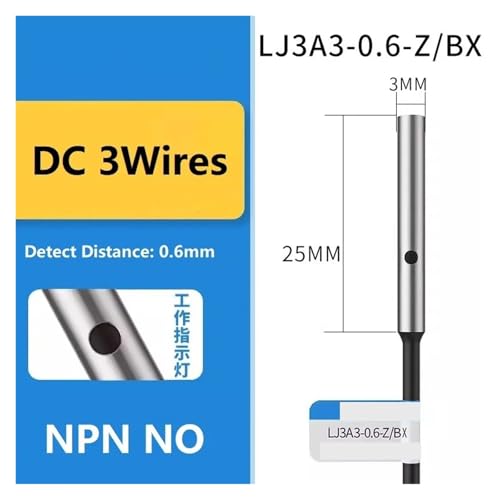 Capteur de proximite inductif miniature M3 a detection de metaux precise