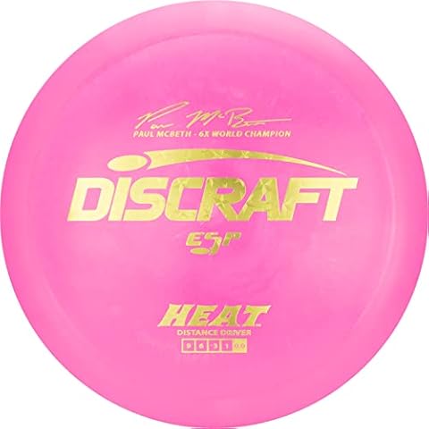 Discraft ESP Heat Paul McBeth 6X Signature Series 173-174 Gram Distance Driver Golf Disc Cover