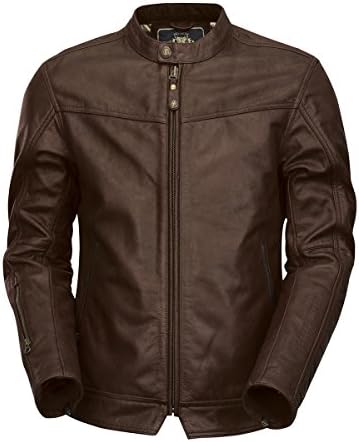 Roland Sands Apparel WALKER LEATHER JACKET BRN LG